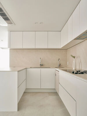 Laminate Kitchen Cabinet Sets With Clear Glass Door Panel Wall Cabinets