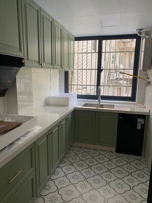 Kitchen Cabinet Design Artificial Stone Export Packing Wardrobe Cabinets