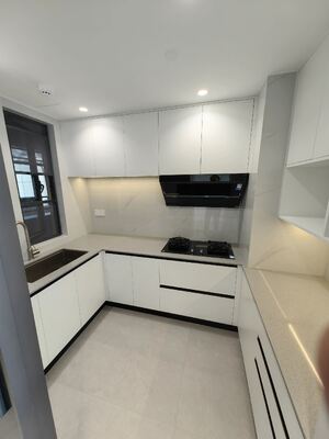 Standard Modular Style Home Furniture  Modern Shaker Kitchen Cabinet