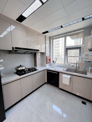 Custom Matte Finish Anti-Scratch Kitchen Cabinets
