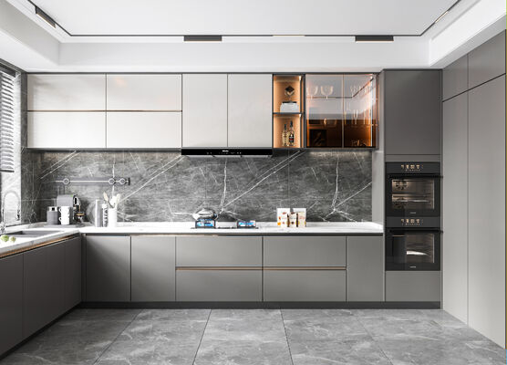 Residence/Apartment/Hotel Water Proof Cabinet Melamine Kitchen Cabinet