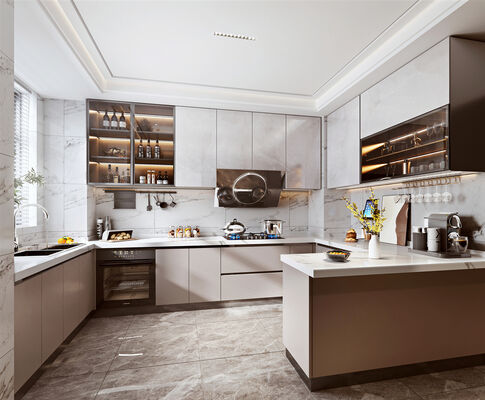 Custom Modern Kitchen Cabinet Modular Design for Residences