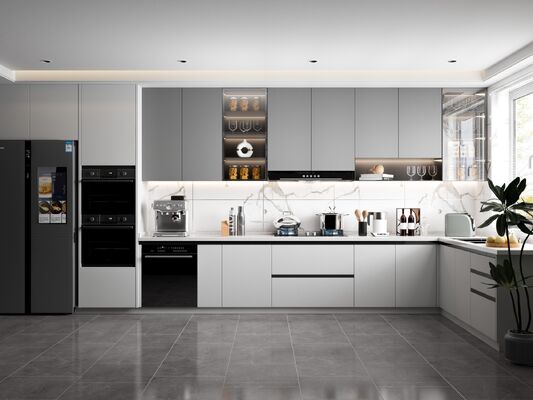 Modular Kitchen Cabinets for Small Spaces - MDF & Plywood
