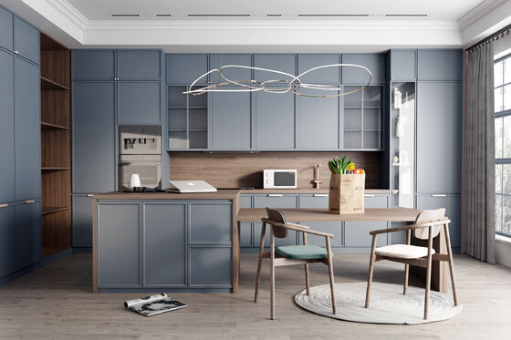 Customizable Modern Kitchen Cabinets for Villas Moisture-Resistant