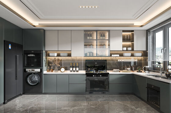 Modular Kitchen Cabinet with Drawer Sink for Modern Homes