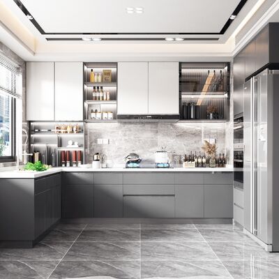 Custom Wooden Kitchen Cabinet Modular Design MDF Plywood