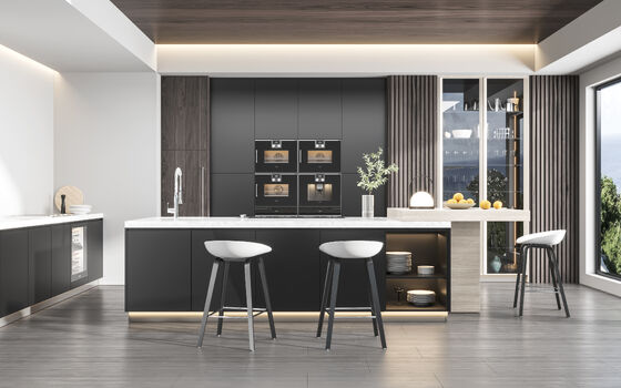 Custom Modular Kitchen Cabinets with Modern Finishes
