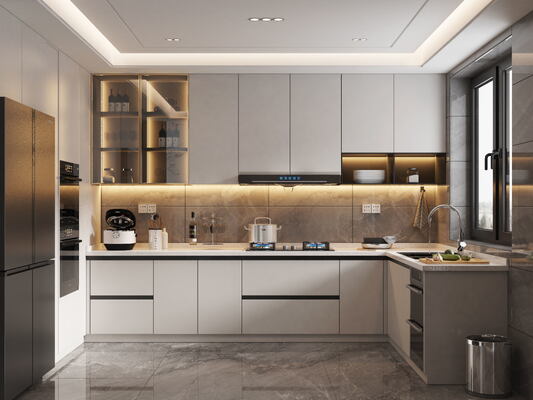 Made-In-China Customized Modular Household Indoor Kitchen Cabinet Furniture