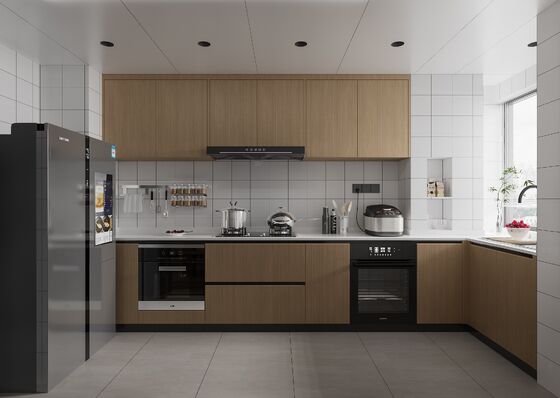 Eco-Friendly Apartment Honeycomb Panel Modern Storage Kitchen Cabinets For Villa
