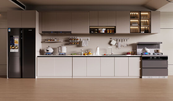 American White Oak Slim Shaker Kitchen Cabinet Island Customized Furniture Sets