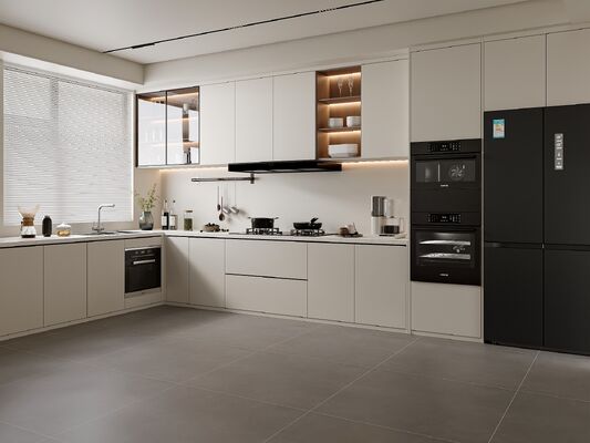 Hotel Project Modular Shaker Design Furniture Island Pantry Kitchen Cabinet Unit