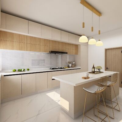 Quality Paticle Board Plywood Modern Woodern Kitchen Cabinet Pantry Furniture factory